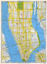 Page 009 - Manhattan - Map No. 1, New York City 1949 Five Boroughs Street Atlas